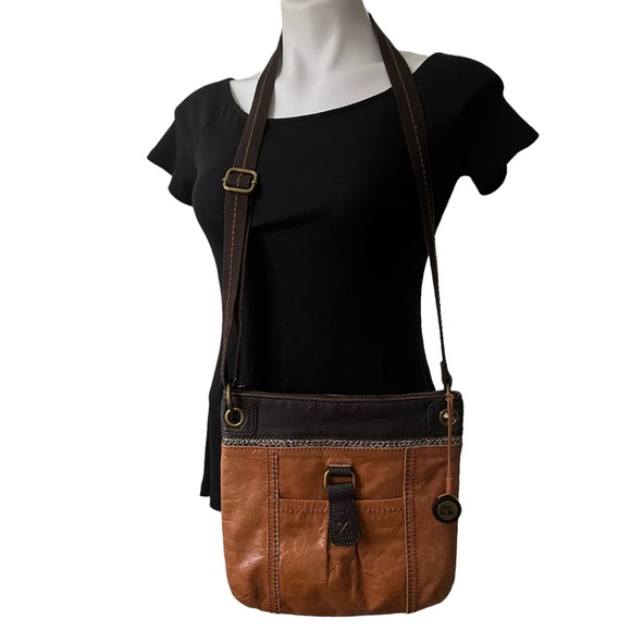 The Sak Bags The Sak Kendra Shoulder Bag Brown Leather Crossbody